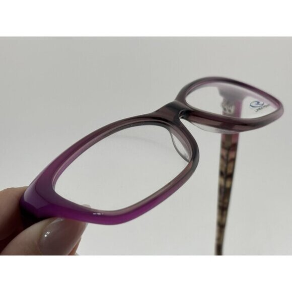 LINEA ROMA - CLASS 293 C1 54-16-135 Brown & Pink Glasses Frames - Picture 4 of 9